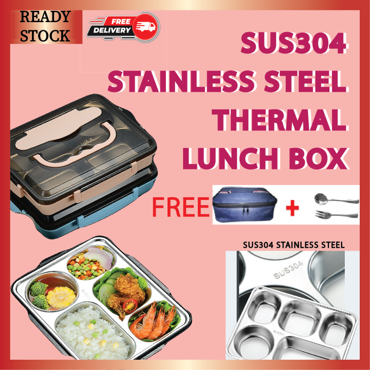OTB Lunch Box 304 Stainless Steel Lunch Box Thermos Lunch Box Bento