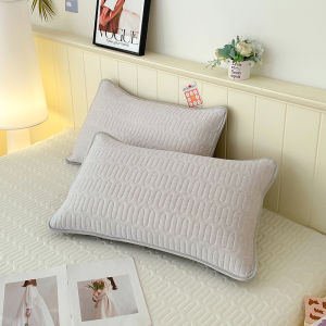 SUNLIGHT HOME 1 Cặp vỏ gối làm mát bằng đá 2 chiếc vỏ gối dày màu trơn vỏ gối thoáng khí