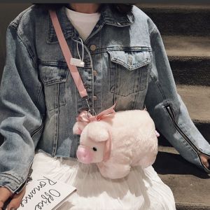 Túi Đeo Chéo Gấu Bông Hình Con Heo - Túi Đeo Vai Gấu Con Heo Dễ Thương