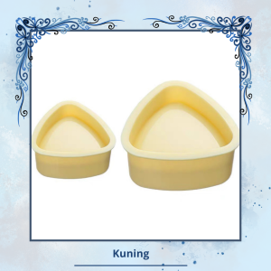 Cetakan Onigiri Segitiga 2 Pcs / Rice Ball Triangle Mold Bento / Cetakan Nasi Ala Sushi Jepang