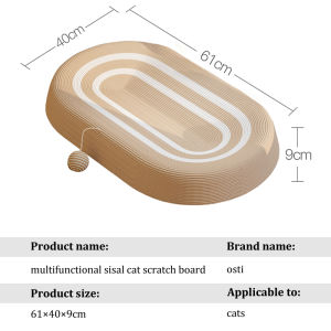 Cat Scratching Board 2 in 1 Cat Bed Cat Cushion Sisal Indoor Cats Grinding Claw Scratching Board Cat Pets Supplies