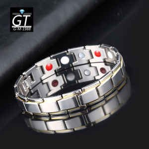 Magnetic Therapy Bracelet Mens Detachable Dragon Pattern Bracelet Health Energy Bangle Male Gift