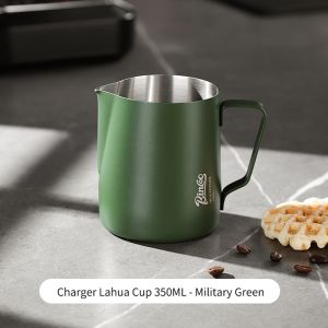 BINCOO Coffee Latte Cup Forther Pitcher Jar Stainless Steel Professional Coffee Utensils 350ML/600ML