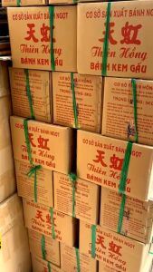 BÁNH GẤU NHÂN KEM THIÊN HỒNG 400GR