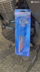 Multipro Kunci L set Panjang 9 PC/9 Pcs Hexagonal key wrench set/Kunci sok shock L satu set segi enam isi 9