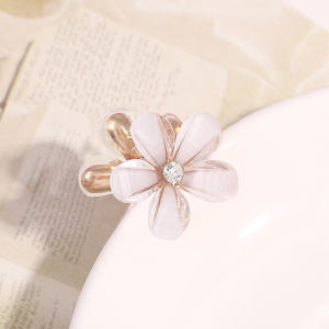 Today Market Small Bangs Grab Clip Crystal Flower Side Hairpin Mini Temperament Hair Accessories