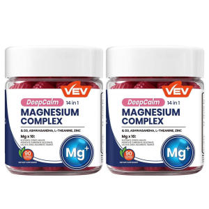 VEV 1-in-1 Magnesium– with Ashwagandha L-Theanine Vitamin D & Zinc 0  Gummies