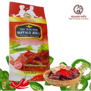 Khô trâu bò Quang Hiển thơm ngon đậm vị snack food Thức Ăn Quà Tặng