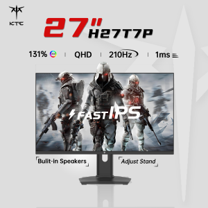 KTC 27" 2K QHD 210Hz 1ms 2560×1440 Speaker Fast IPS Gaming Monitor|Adaptive-Sync|Low Blue Light H27T7P Monitor