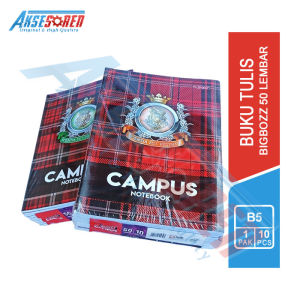 Buku Tulis Sekolah Big Boss 70 Lembar [1 Pack/10 Buku] / Write Book Bigboss 1 Pack B5 / Buku Campus Panjang / Buku Kampus Bigboss 1 Pak Besar / Alat Tulis Sekolah