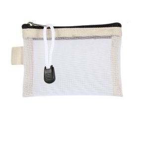 YATRN Casual Portable Small Wallet Nylon Mesh Cosmetic Bag Organizer Case Lipstick Bags Mini Zipper Pouch Mesh Storage Bags ID Credit Card Holder Small Coin Purse