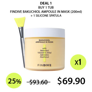 (FINDIVE) Bakuchiol Ampoule in Mask 200ml - COCOMO