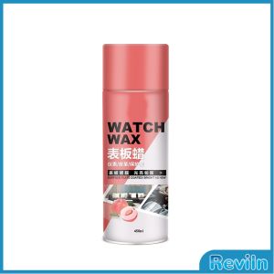 R.E. ที่ขัดเงาเครื่องหนังในรถ ป้องกัน ฟื้นฟู สเปรย์เคลือบภายใน ให้ความหอมกลิ่นผลไม้ Car interior wax