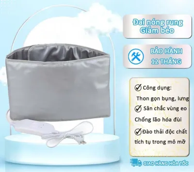 Đai Quấn Nóng Rung Đai Giảm Béo Đai Quấn Nóng Máy Giảm Béo Nóng Và Rung Bảo Hành 12 Tháng