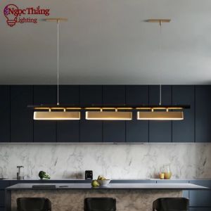 Đèn thả bàn ăn văn phòng trang trí phòng khách Bảo Hành 24 tháng Led 3 màu 45W 220V TTK92 Ngọc Thắng Kèm Remote