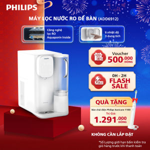 [Hàng Chính Hãng] Máy Lọc Nước RO để bàn  NÓNG-LẠNH Philips ADD6912 Trải Nghiệm Công Nghệ Lọc RO-Aquaporin Inside®