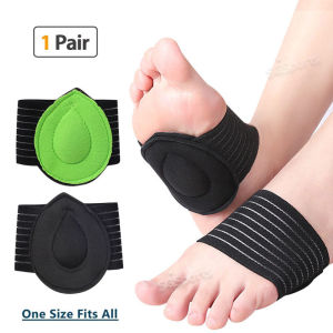 Arch Support for Plantar Fasciitis Extra Thick Pad Cushioned Compression Sleeves Flat Foot Supports Pain Relief Men Women Flat Feet Fallen Arches Heel Spur (1 Pair)