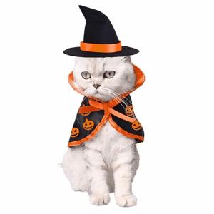 Halloweencostume magic cape for cats and dogs Christmastransformation outfit