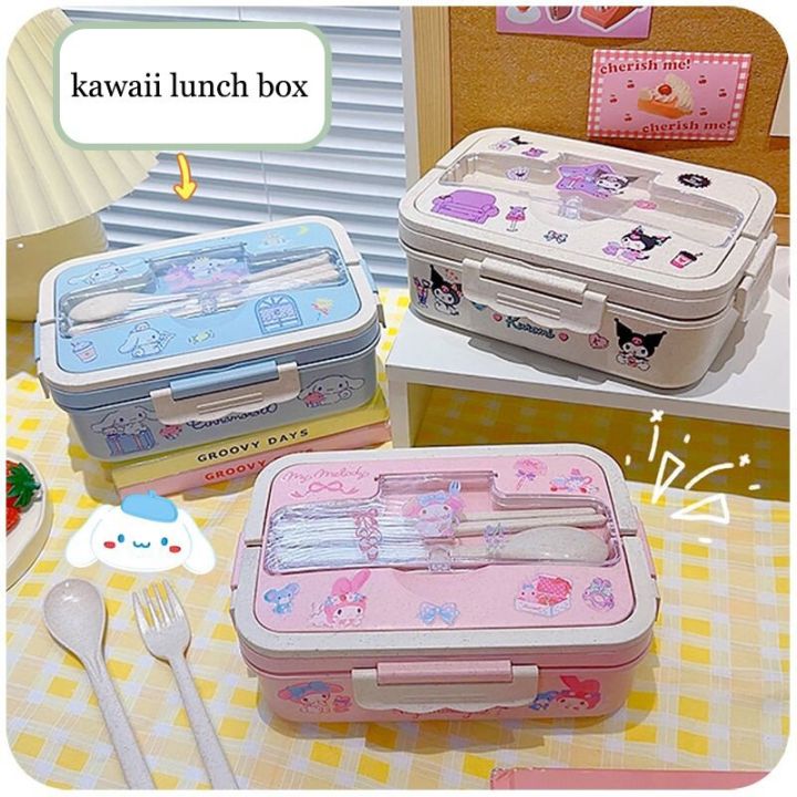 DanceeMangoos Kawaii Lunch Bag Cute Japanese Anime Lunch Box Aesthetic  Insulated Multi-Pockets Tote Bag for School Work Picnics Travel Accessories  (Beige) - Walmart.com
