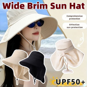 【COD】Fashion Beach Hat for Women UV Protection Womens Wide Brim Sun Hat Camping Hat