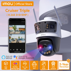 IMOU Cruiser Triple 11MP 3 lens CCTV Security Camera connect to Cellphone Outdoor IP Cam  waterproof AOR Mode AIgo Play