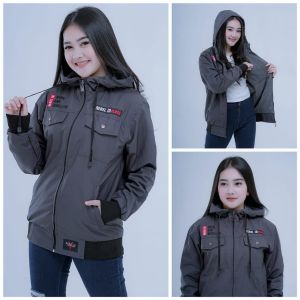 JAKET PARKA TASLAN WANITA PREMIUM WATERPROOF KREATOR APPAREL
