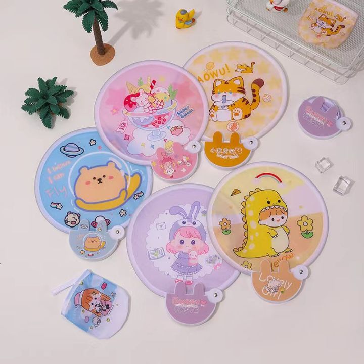 Cartoon Folding Fan ,Mini Portable Fan ,Summer Cooling Handheld ...