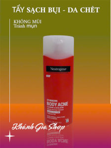 SỮA TẮM NEUTROGENA - Ngăn cản bụi tích tụ thành mụn xuất hiện ở lưng