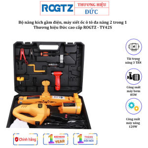 [BẢO HÀNH 24 THÁNG] Bộ nâng kích gầm điện và máy siết ốc ô tô đa năng2 trong 1 ROGTZ TY42S  tải trọng 3 tấn nguồn điện 12V- HÀNG CHÍNH HÃNG