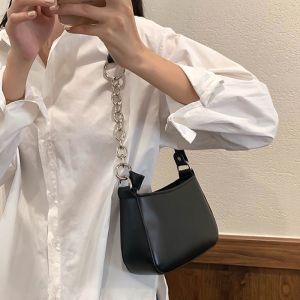 IELGY Fashion Wanita Ritsleting Tas Bahu Kulit Pu