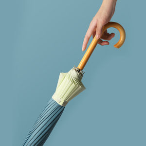 New Long Umbrella 16K Windproof Large Ladies Umbrella Log Handle Rainproof Quality Classic Business Umbrella Women Designed for Ladies