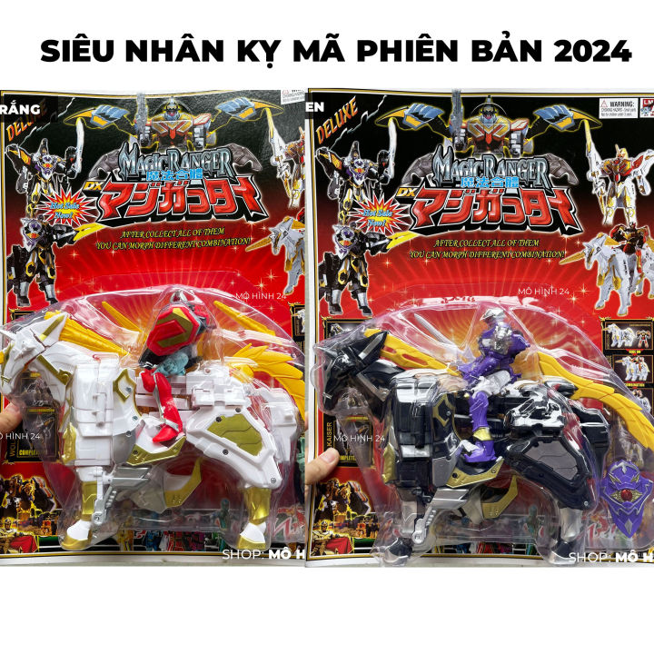 Bộ Siêu Nhân Lắp Ráp Kỵ Mã Magic Ranger Siêu Nhân Phép Thuật vỉ ngựa ...