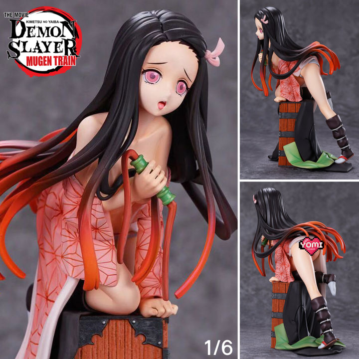 Figure ฟิกเกอร์ Yomi Studio SkyTube จากการ์ตูนเรื่อง Demon Slayer Kimetsu  no Yaiba ดาบพิฆาตอสูร Nezuko Kamado เนซูโกะ คามาโดะ GK Resin Statue 1/6  Midouzi Ver Anime Hobby โมเดล ตุ๊กตา อนิเมะ การ์ตูน มังงะ ของขวัญ Doll manga