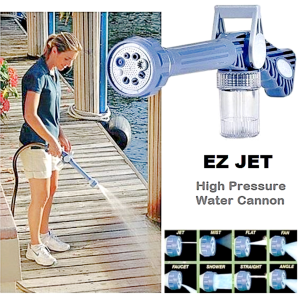 🌹READY STOCK🌹 EZ JET WATER CANNON 8 IN 1 High Pressure Spray Washer Multifunction Nozzle Pembesih Semburan Viral 高压喷雾清洗器