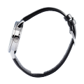 Jam Tangan Pria Casio MTP-V002L-7B3 Analog Silver Dial Black Leather Strap. 