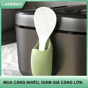 【LAKEBAO】 Nhà bếp gạo Scoop chủ traceless gạo nồi thìa Tổ Chức Bộ đồ ăn lưu trữ giá muỗng chủ phòng tắm đồ dùng