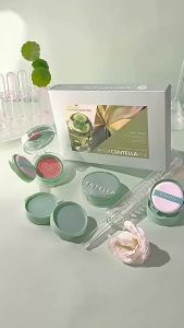 dmdn Centella Asiatica Oil Control Long-lasting Cushion Lightweight Hydrating Non-cakey Moisturizing Buy One Get Four Cushion bb Cream Set