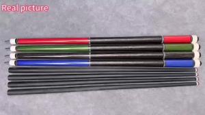 13mm Tip Gl Fiber Shaft Pool Cue Stick with Anti-Slip Python Pattern GripWood ConstructionCase