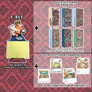 Teachers Day Magnetic Sticky Notes Holder 30 Sheets Hari Guru Memo Pad Magnet Gift Bag Sticker Hadiah Terima Kasih Cikgu