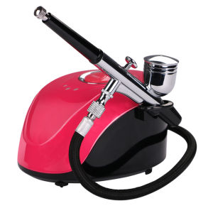 Bộ dụng cụ máy Phun Sơn Airbrush đa năng gồm súng phun và máy nén khí 0.2Mm 0.3Mm 0.4Mm Sơn Móng Tay/Bánh/Xe Hơi/mô hình/ trang điểm/hoa