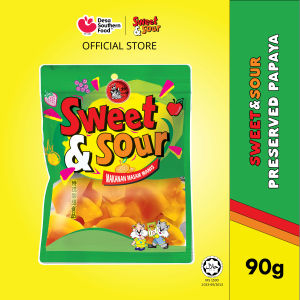 Sweet&Sour Preserved Papaya/Jeruk Buah Betik - 90g
