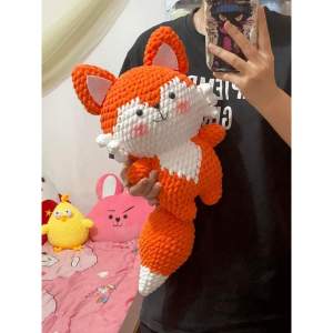 Cáo ú nu handmade bằng len Sét nguyên liệu làm kèm hướng dẫn