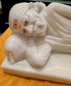 Shirdi Sai Shayana Baba (sleeping Baba)18" solid marble statue