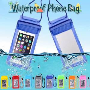 Waterproof Phone Camera Pouch Songkran Festival Swimming Diving Universal for IPhone Samsung Xiaomi IPX8 Beach Pool Water Sports Mobile Camera Waterproof Bag