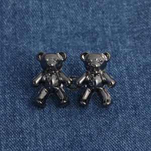 LANGMANNI Cute bear waist hook adjust pin for loose pants maong and fitted waist pins belts accessories
