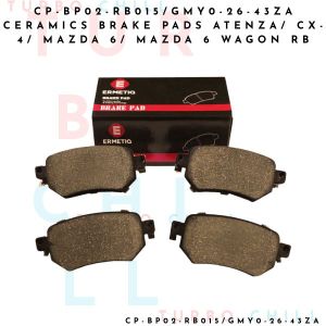 CP-BP02-RB015/GMY0-26-43ZA Ceramics BRAKE PADS ATENZA/ CX-4/ MAZDA 6/ MAZDA 6 WAGON RB