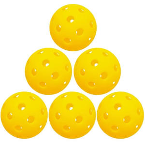 [YP]12PCS Pickleball Balls 12 Packs 40 Holes Outdoor Pickleball Balls for Outdoor Courts