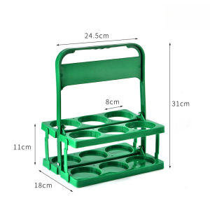Reusable 4/6 Pack Beer Bottle Carrier Drink Caddy Holder Durable Foldable Bar Liqueur Wine Beer Rack Basket Cup Organizer