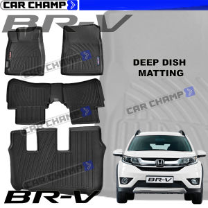 Honda BRV 2016 to 2022 OEM 3D TPE / 5D EXTENDED Deep Dish Matting ( Car Accessories) Thailand Quality