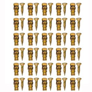 BESTOURO 6×14mm Vít tự khoan loại Ngắn Vít sửa chữa bản lề Có răng cưa Vít nở Tấm thạch cao